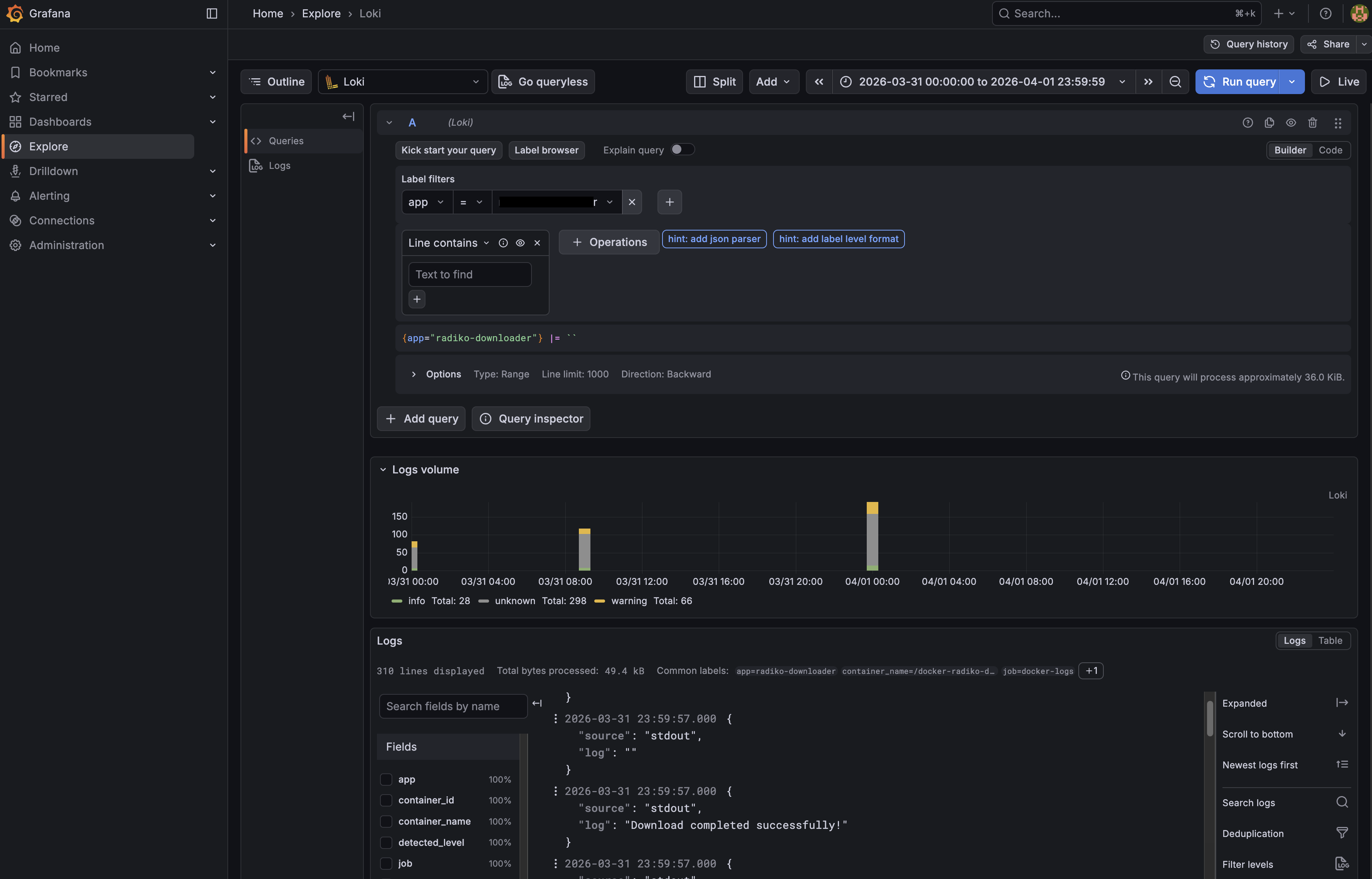 grafana-explore-loki