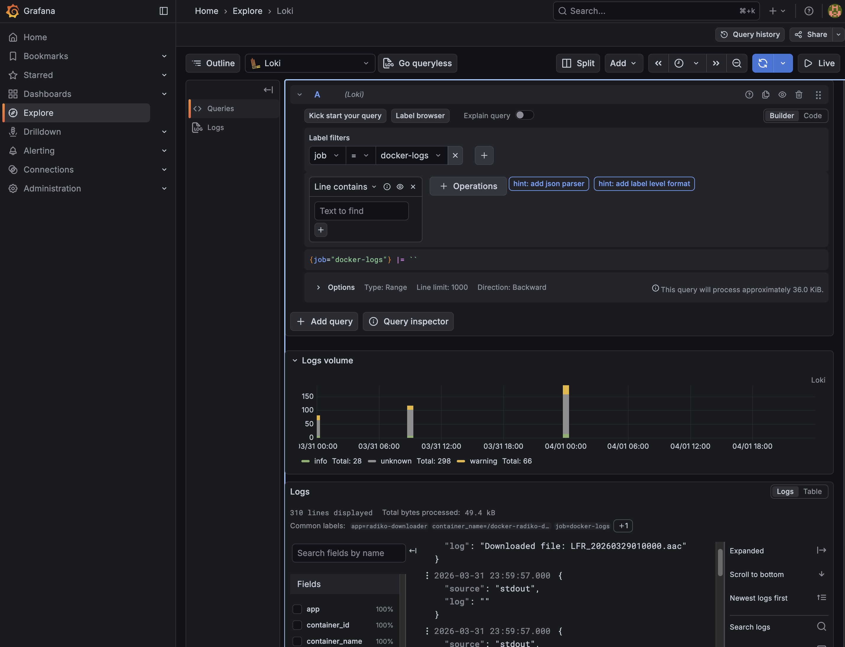 grafana-grafana-logs